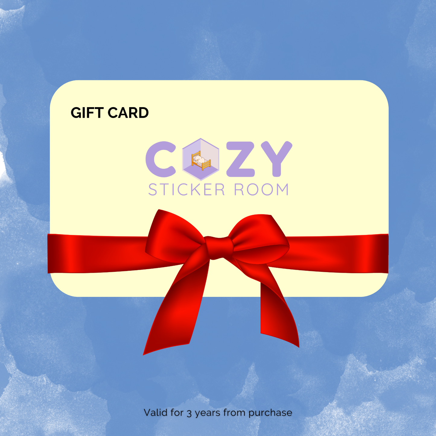 Cozy Sticker Room Gift Card