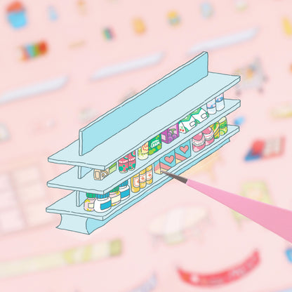 [Colourful Supermarket] XL Series Scene Stickers