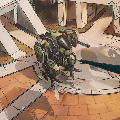 [Wasteland Station] XL Series Isometric Scene Stickers