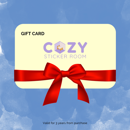 Cozy Sticker Room Gift Card