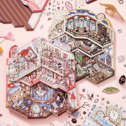 [Lolita Doll House] XL Folding Multi-Layer Scene Stickers