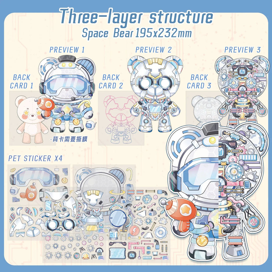 Cozy Sticker Room - Isometric Scene Stickers