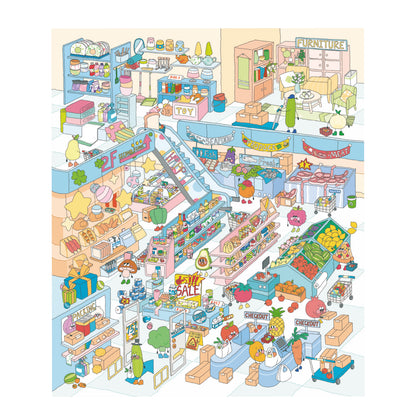 [Colourful Supermarket] XL Series Scene Stickers