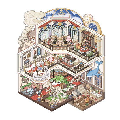 [Art Museum] XL Folding Multi-Layer Scene Stickers