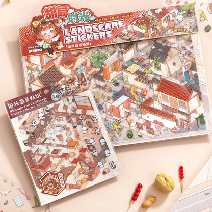 [Hutong Alley] XL Series Isometric Scene Stickers