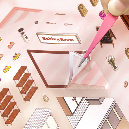 [Cake Boutique] XL Series Isometric Scene Stickers