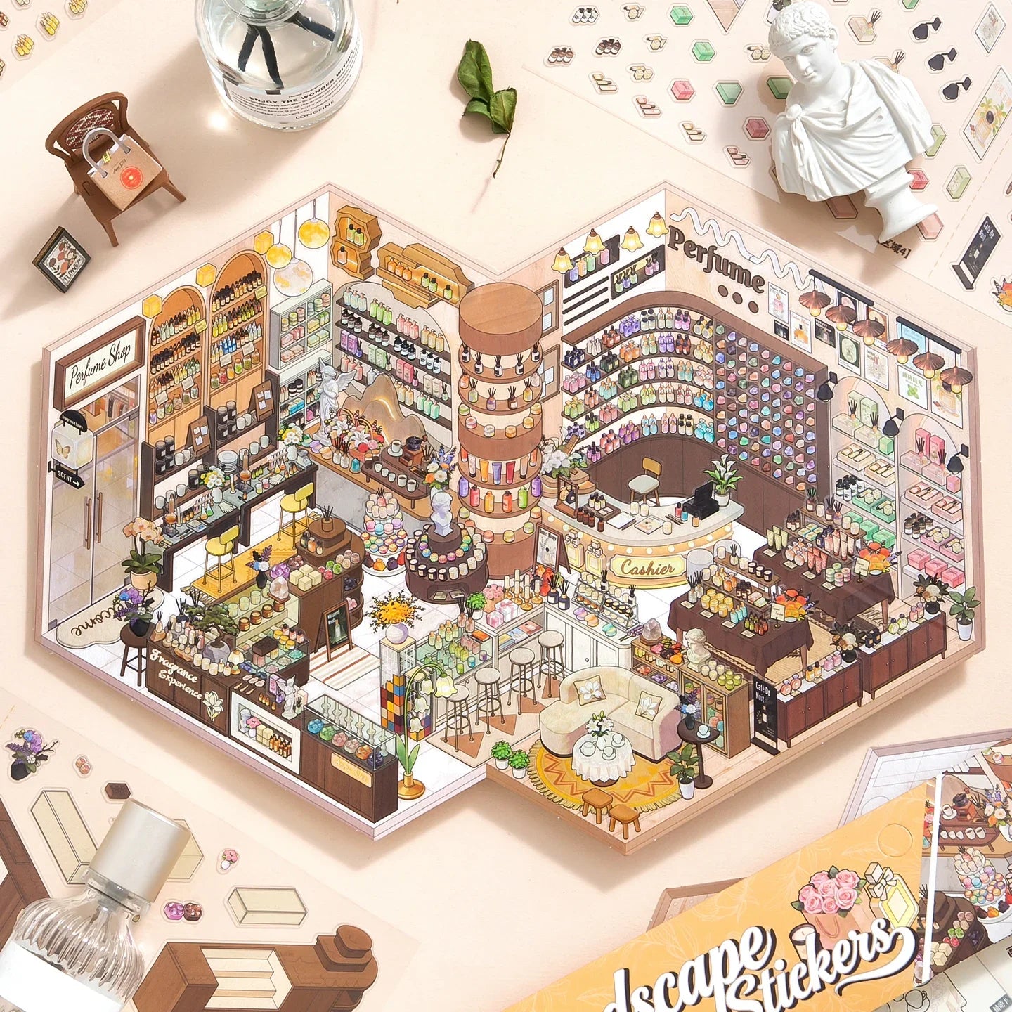 [Perfume Shop] XL Series Isometric Scene Stickers