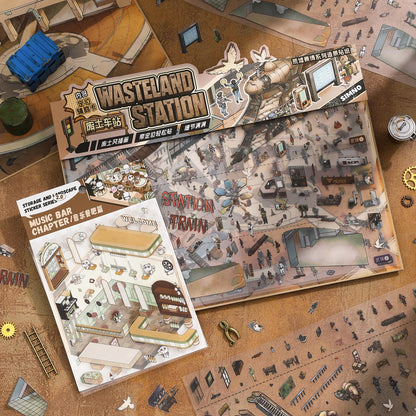 [Wasteland Station] XL Series Isometric Scene Stickers
