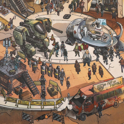 [Wasteland Station] XL Series Isometric Scene Stickers