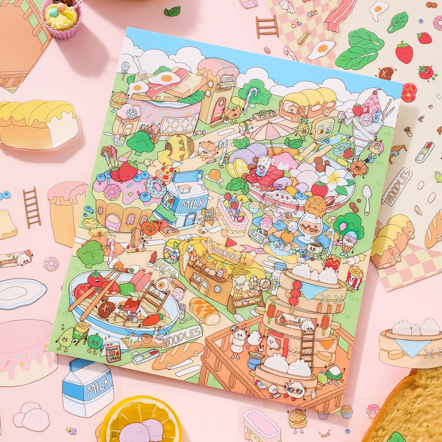 [Gourmet Island] XL Series Scene Stickers