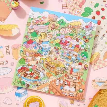 [Gourmet Island] XL Series Scene Stickers