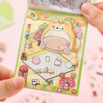 8-in-1 Pocket Scene Sticker Book [Choose from 4 themes]
