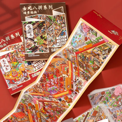 [Crimson Palace] XXL Accordion Scene Stickers