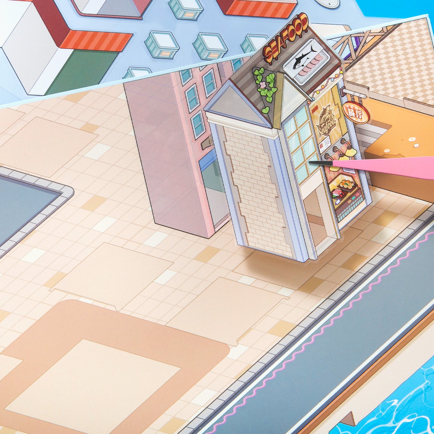 [Harbour Town] XL Series Isometric Scene Stickers