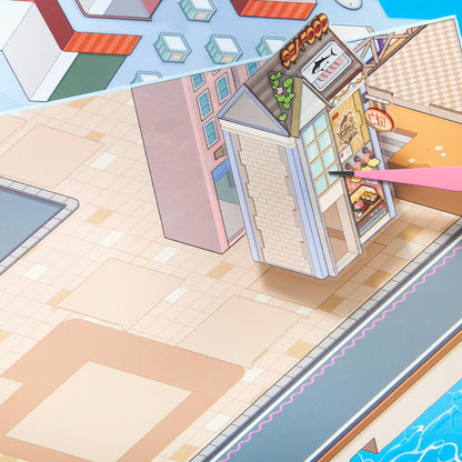 [Harbour Town] XL Series Isometric Scene Stickers