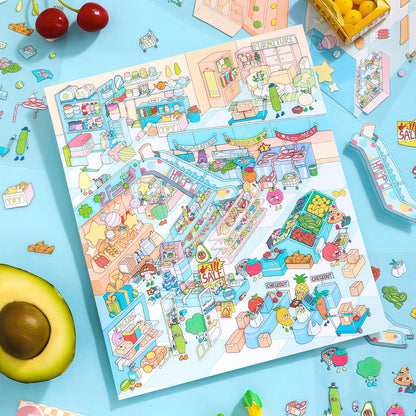 [Colourful Supermarket] XL Series Scene Stickers