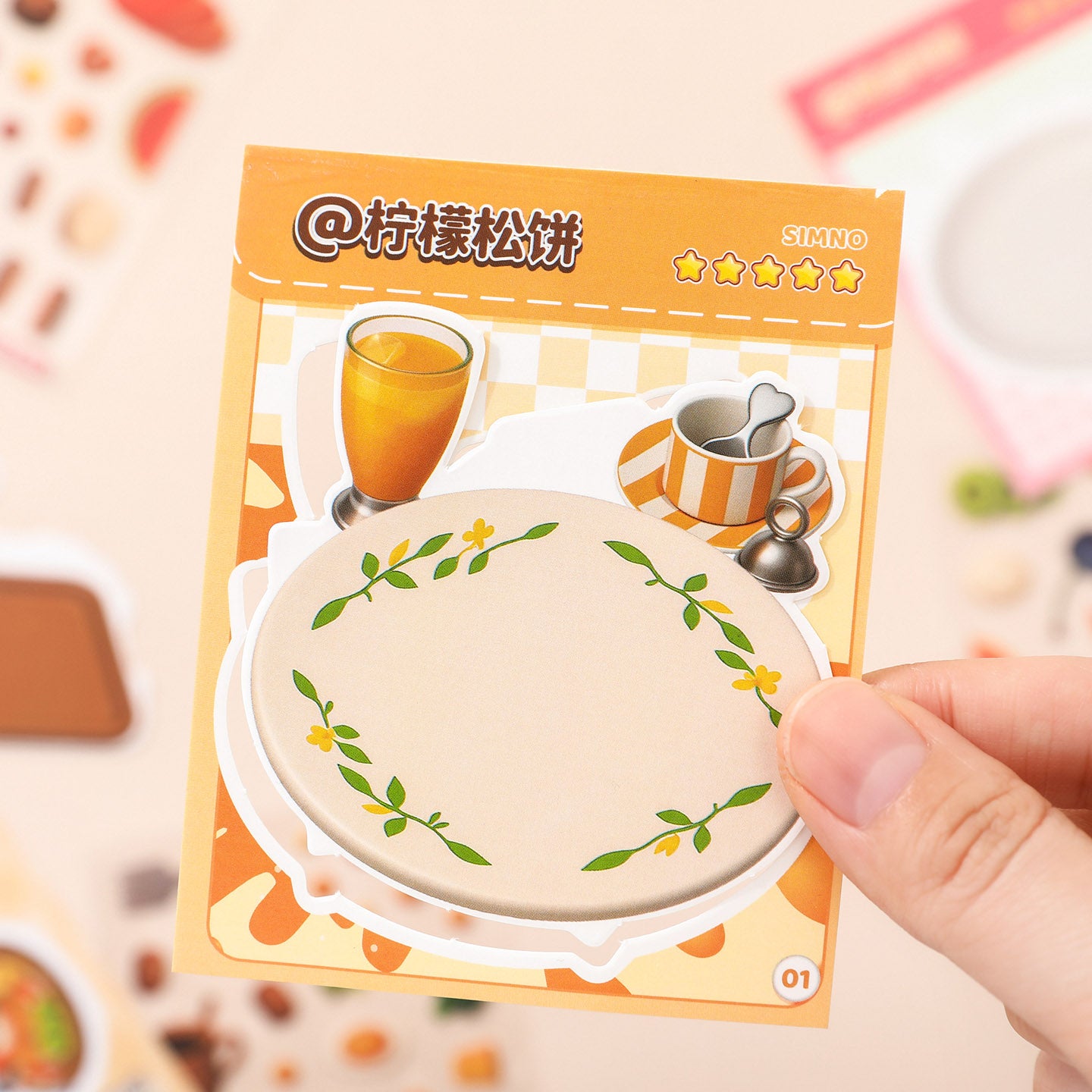 Mini Food Series - 8-in-1 Pocket Scene Sticker Book [Choose from 4 themes]