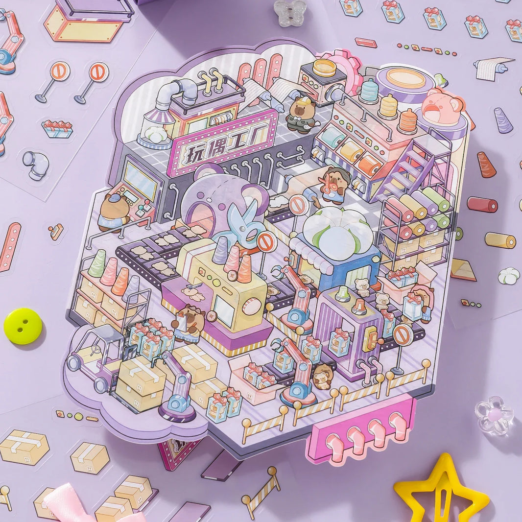 New Arrival Isometric Scene Stickers | Shop Now in Australia – Cozy ...