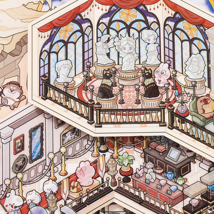 [Art Museum] XL Folding Multi-Layer Scene Stickers