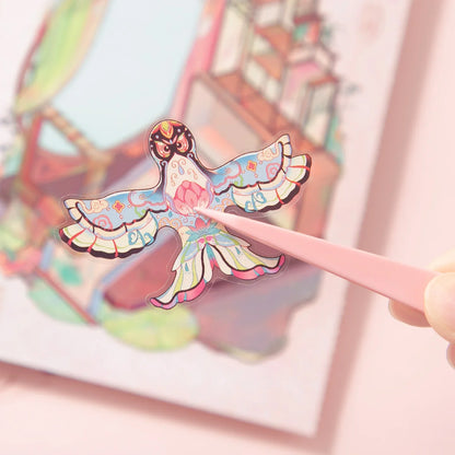 [Chinese Heritage] 4-in-1 Miniature Isometric Scene Sticker Set