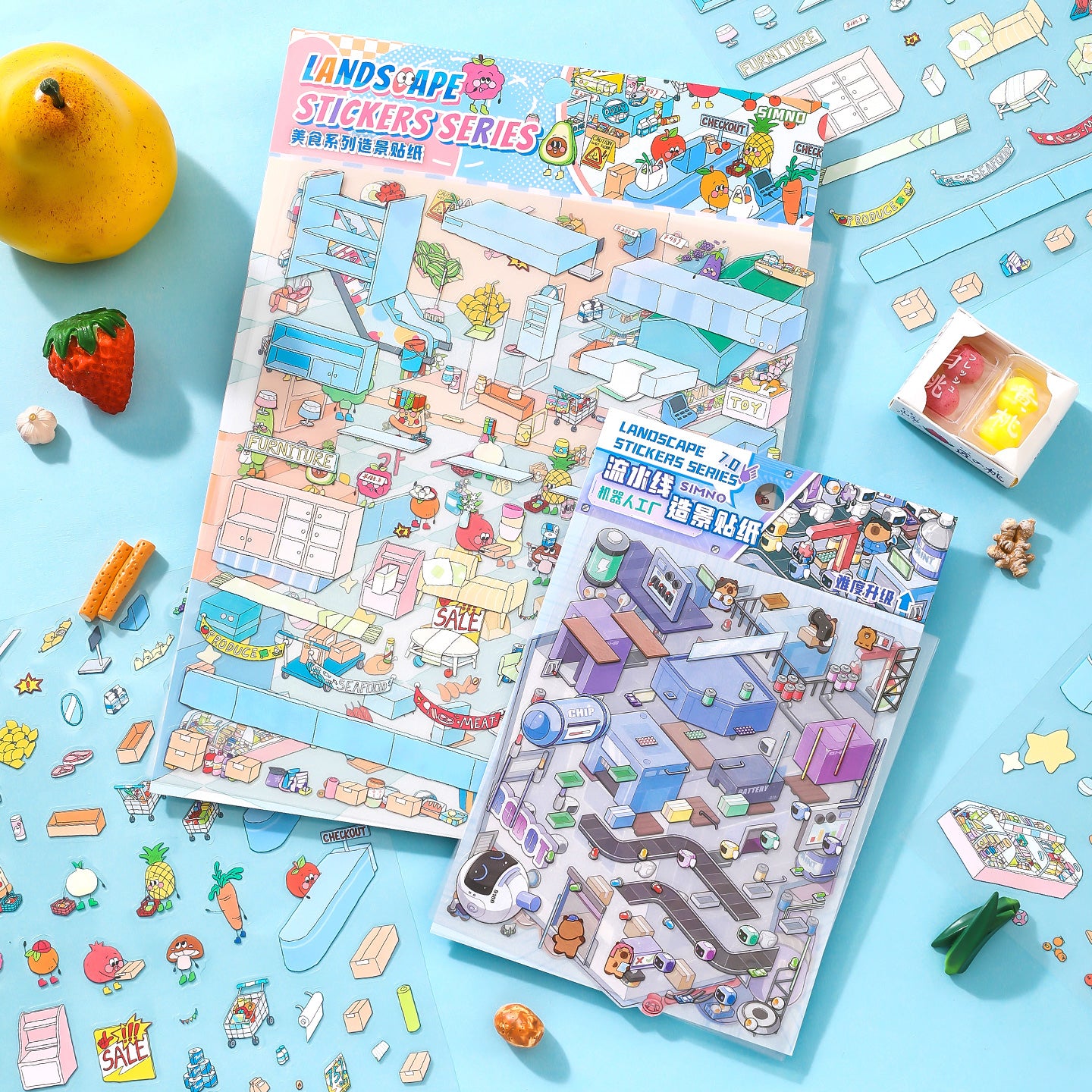 [Colourful Supermarket] XL Series Scene Stickers