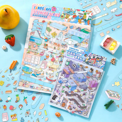 [Colourful Supermarket] XL Series Scene Stickers