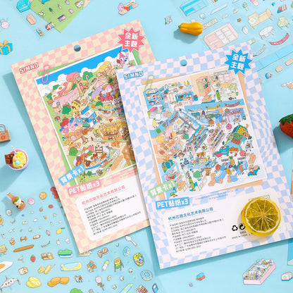 [Colourful Supermarket] XL Series Scene Stickers