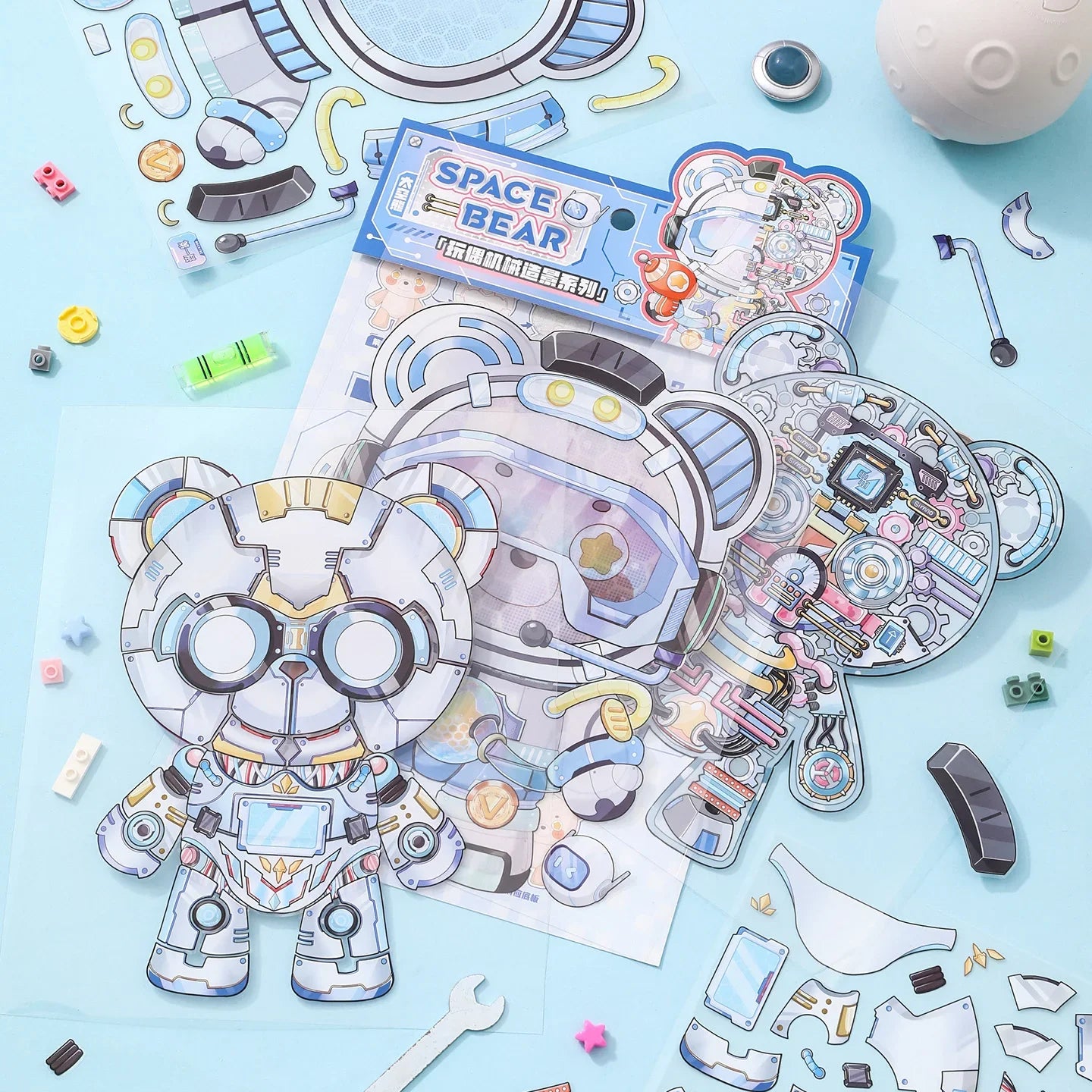 Cozy Sticker Room - Isometric Scene Stickers