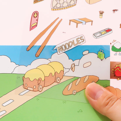 [Gourmet Island] XL Series Scene Stickers