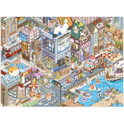 [Harbour Town] XL Series Isometric Scene Stickers