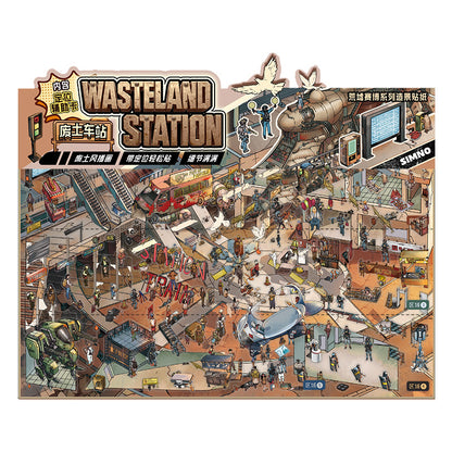 [Wasteland Station] XL Series Isometric Scene Stickers