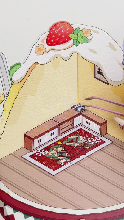 [Shaved Ice House] Isometric Miniature Scene Stickers