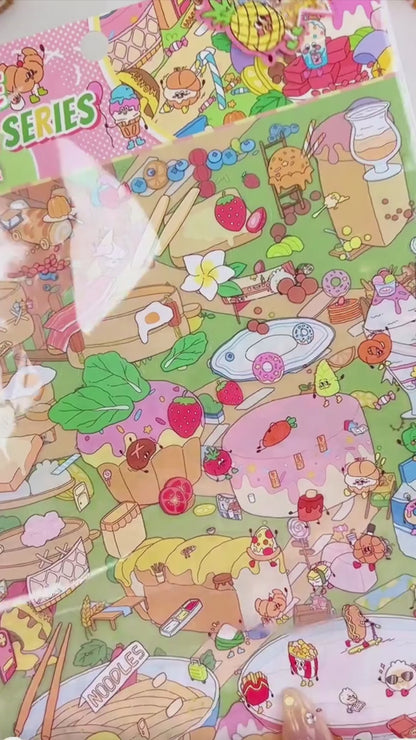 [Gourmet Island] XL Series Scene Stickers