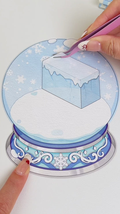 [Snow Globe] Isometric Miniature Scene Stickers